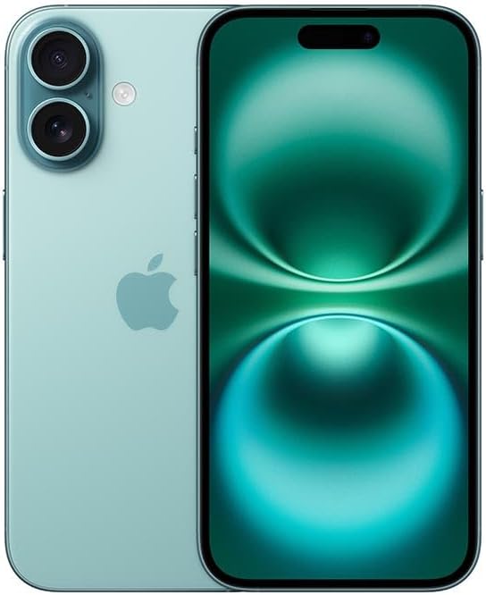 Boost Mobile | Apple iPhone 16 (256 GB) - Teal [Locked]. Apple Intelligence. Requires Unlimited Plan.