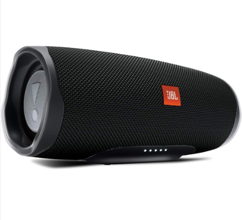 JBL Charge 4 Portable Waterproof Wireless Bluetooth Speaker – Black (Renewed)