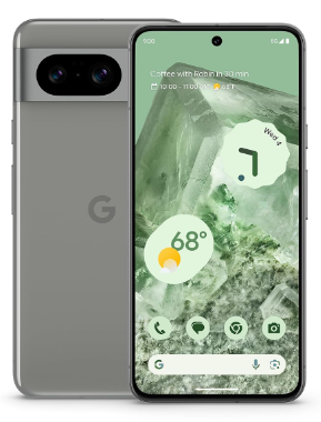 Google Pixel 8 – Unlocked Android Smartphone with Advanced Pixel Camera, 24-Hour Battery, and Powerful Security – Hazel – 128 GB