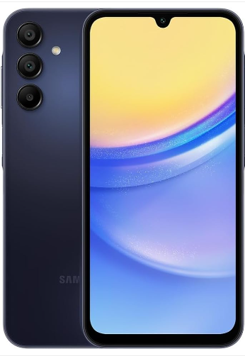 SAMSUNG Galaxy A15 5G Dual SIM (128GB, 2024) 6.5″ 90Hz AMOLED, 50MP Camera (Fully Unlocked International Model for AT&T, T-Mobile, Verizon, Global 4G) A156M/DSN (w/ 25W Super Fast Charger, Black)