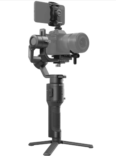 DJI Ronin-SC – Camera Stabilizer, 3-Axis Handheld Gimbal for DSLR and Mirrorless Cameras, Up to 4.4lbs Payload, Sony, Panasonic Lumix, Nikon, Canon, Lightweight Design, Cinematic Filming, Black