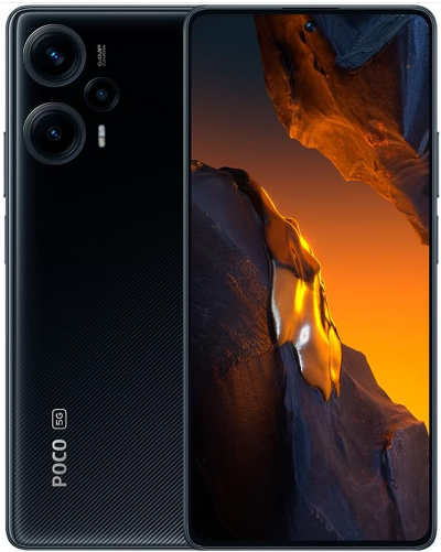 Xiaomi Poco F5 5G Dual 256GB ROM 8GB RAM Factory Unlocked (GSM Only | No CDMA – not Compatible with Verizon/Sprint) Mobile Cell Phone Global – Black