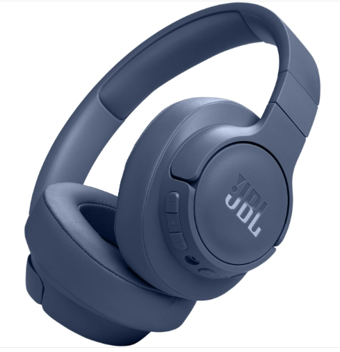 JBL TUNE 770NC – Adaptive Noise Cancelling with Smart Ambient Wireless Over-Ear Headphones, Bluetooth 5.3, Up to 70H battery life with speed charge, Lightweight, comfortable & foldable design (Blue)