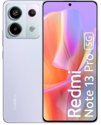 Xiaomi Redmi Note 13 PRO 5G + 4G LTE (256GB + 8GB) 6.67″ 200MP Triple (Tmobile Mint Tello & Global) Global Bands Unlocked + (Fast Car Dual Charger Bundle) (Aurora Purple (Global ROM))