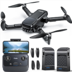 Ruko U11PRO First Drone with Camera for Adults, 4K UHD, FAA Remote ID Comply, 52 Mins Fly Time 2 Batteries, GPS Auto Return, Indoor-Outdoor Mode, Scale 5 Wind Resistance, Beginners Waypoint